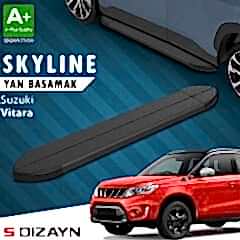 S-Dizayn Suzuki Vitara 4 Skyline Siyah Yan Basamak 163 Cm 2015 Üzeri A+ Kalite