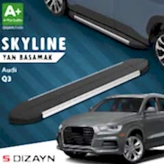 S-Dizayn Audi Q3 8U Skyline Krom Yan Basamak 173 Cm 2011-2018 A+ Kalite