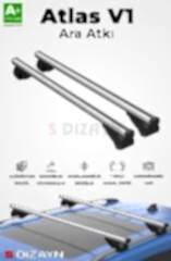 S-Dizayn Audi A6 C6 Allroad S-Bar Atlas V1 Ara Atkı Tavan Taşıyıcı Barı Gri 130 Cm 2004-2011 A+ Kalite
