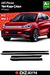 S-Dizayn BYD Atto 3 ABS Plastik Yan Kapı Koruma Çıtası 2022 Üzeri A+ Kalite