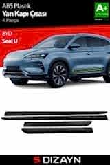 S-Dizayn BYD Seal U ABS Plastik Yan Kapı Koruma Çıtası 2022 Üzeri A+ Kalite