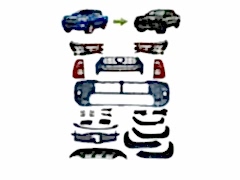 Toyota Hilux Uyumlu Revo 2016-2020 İçin 2021+ Rocco Dönüşüm Far Stop Dahil (Full Facelift)