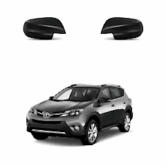 Toyota Rav Uyumlu 4 2014 2018 Ayna Kapağı ABS Siyah Parça