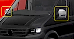 Volkswagen Uyumlu Crafter 2018+ Ayna Kapağı Abs Krom