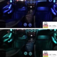 Mercedes C Uyumlu Serisi W205 64 Renk Ledli Hava Izgara