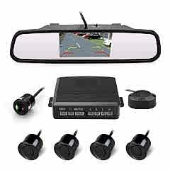 4.3 inç aynaya geçmeli geri görüş kamerası park sensörlü / GUPR27