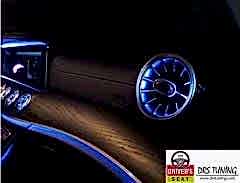 64 Renk Uyumlu Ledli Hava Izgara Mercedes C Serisi W205 İç Atmosfer Işığı