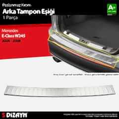 S-Dizayn Mercedes B Class W245 Krom Arka Tampon Eşiği 2005-2008