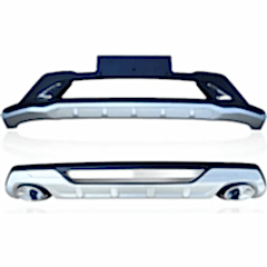 S-Dizayn Kia Sportage Ön ve Arka Tampon Koruma Difüzör Seti 2016-2019 A+ Kalite