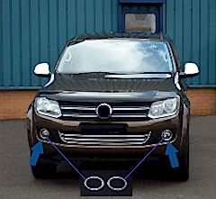 Volkswagen Amarok Uyumlu 2010 Sonrası Sis Lambası Kaplama Krom Parça