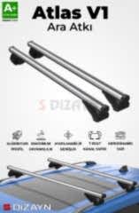 S-Dizayn Dodge Journey S-Bar Atlas V1 Ara Atkı Tavan Taşıyıcı Barı Gri 130 Cm 2008-2020 A+ Kalite