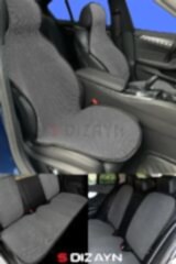 S-Dizayn Oto Koltuk Koruyucu Kılıf Set Füme Universal 2+3 Parça Ön Arka