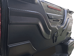 TOYOTA HILUX 2015 Arka Bagaj Kapağı Bagaj Kaplama 9203 Siyah Mat Asa Kum Desen Standart