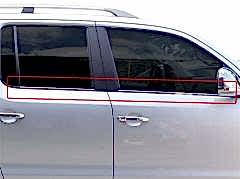 Volkswagen Amarok Uyumlu Cam Çıtası 4 Parça &nbsp;Krom 2010-2016