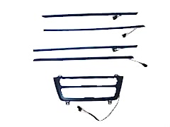 Bmw 3 Uyumlu Serisi F30 Ambians Set (Klima Panel Ve Kapılar) - Mavi Renk