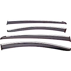 Sunplex CHERY Uyumlu OMODA 5 2023 Sonrası Chrome Style 4 Lü Set Kromlu Cam Rüzgarlığı Ön Ve Arka Parça