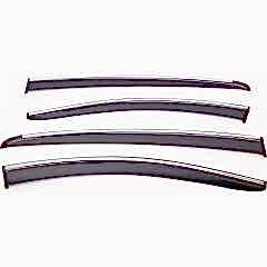 Sunplex CHERY Uyumlu TIGGO 8 PRO 2023 Sonrası Chrome Style 4 Lü Set Kromlu Cam Rüzgarlığı Ön Ve Arka Parça