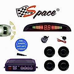 Dijital Göstergeli Ses İkazlı Park Sensörü Siyah 22Mm / Gupr24-S