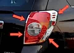 Chevrolet Captiva 2006+ Sonrası Stop Çerçevesi ABS Krom (İthal)