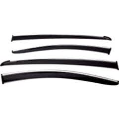 Sunplex FIAT Uyumlu EGEA / FIAT Uyumlu TIPO 2015 Sonrası Chrome Style 4 Lü Set Kromlu Cam Rüzgarlığı Ön Ve Arka Parça