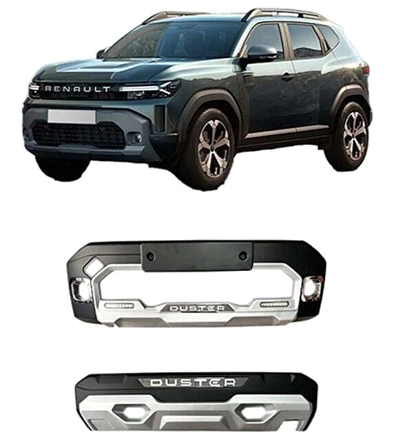 Dacia Duster Uyumlu 2024+ Sonrası Ön Arka Tampon Ek Koruma Difüzör Ledi (ithal)