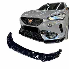 Cupra Formentor Uyumlu Araca Özel Ön Lip (Parlak Siyah Boyalı)