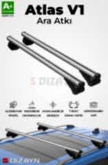 S-Dizayn Hyundai Santa FE S-Bar Atlas V1 Ara Atkı Tavan Taşıyıcı Barı Gri 130 Cm 2006-2013 A+ Kalite