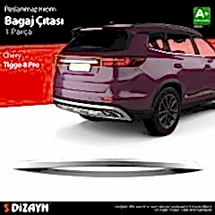 S-Dizayn Chery Tiggo 8 Pro Krom Bagaj Çıtası 2022 Üzeri