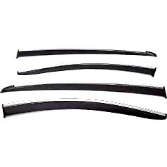 Sunplex VOLVO Uyumlu XC60 2019 Sonrası Chrome Style 4 Lü Set Kromlu Cam Rüzgarlığı Ön Ve Arka Parça