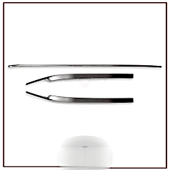 Volkswagen Passat Uyumlu B8,5 Ön Tampon Alt Çıtası -2019 Paslanmaz Çelik Parça