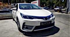 Toyota Corolla Uyumlu 2013-2016 Ön Sis Çıta Kaplama Nikelaj 8 Parça