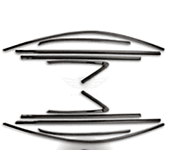 Audi Uyumlu Q2 2016+ 10 Parça Cam Çerçevesi