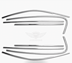 BMW Uyumlu F-30 Krom 2011-2019 8 Parça Cam Çerçevesi