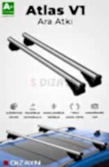 S-Dizayn İnfiniti QX70 S-Bar Atlas V1 Ara Atkı Tavan Taşıyıcı Barı Gri 130 Cm 2013-2017 A+ Kalite