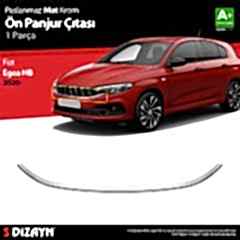 S-Dizayn Fiat Egea HB Krom Ön Panjur Çıtası 2020 Üzeri Mat Krom