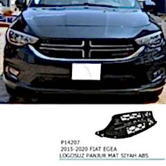 Fiat Egea Uyumlu Logosuz Panjur Mat Siyah ABS 2015-2020 Parça