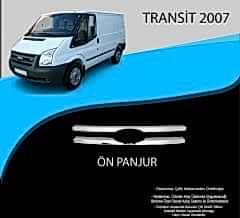 Ford Transit Uyumlu Krom Ön Panjur Krom Çıta 2 Parça  Transit (2006-2013)