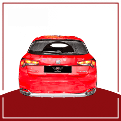 Fiat Uyumlu Egea HB Cross Arka Tampon Reflektör Çıtası Paslanmaz Çelik