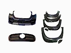 Mercedes X-Class Uyumlu Body Kit (Tampon Panjur Dodikleri)