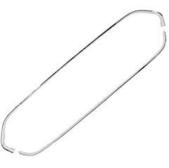 Ford Uyumlu Custom 2018- Ön Panjur Çerçevesi Paslanmaz Çelik