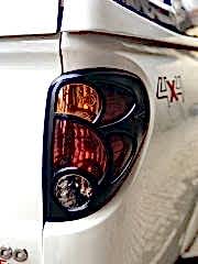 Mitsubishi L200 Uyumlu 2008-2014 Stop Çerçeve Kaplama Siyah