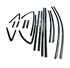 Ford Focus-2 Sd 2004-2010 16 Parça Cam Çerçevesi