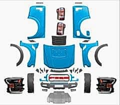 Ford Ranger Uyumlu F150 Raptor Dönüşüm Full - Kaput