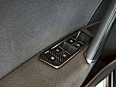 Volkswagen Golf Uyumlu 7 - 45419 2013-2020 Cam Açma Kapama Kaplama - Karbon