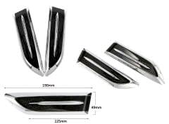 Universal 2'li bıçak çamurluk logosu geniş model / YACI185