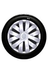 Volkswagen Uyumlu 16 Inc Kırılmaz SKS Jant Kapağı 1 Takım 4 Adet No:409