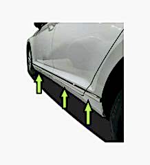 Volkswagen Passat Uyumlu B8 Yan Kapı Çıtası -2015 Sedan Paslanmaz Çelik Parça