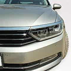 Volkswagen Passat Uyumlu B8 Far Üst Çıtası 3 Parça Krom 2015 Ve Sonrası
