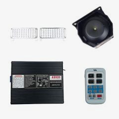 Mikrofonlu Led İkaz Lamba Metal Uzaktan Kumandalı (13 Sesli) Siren/Sssr45