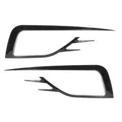 Volkswagen Golf Uyumlu 7,5 2017-2020 Gti Ön Sis Kaplama - Piano Black